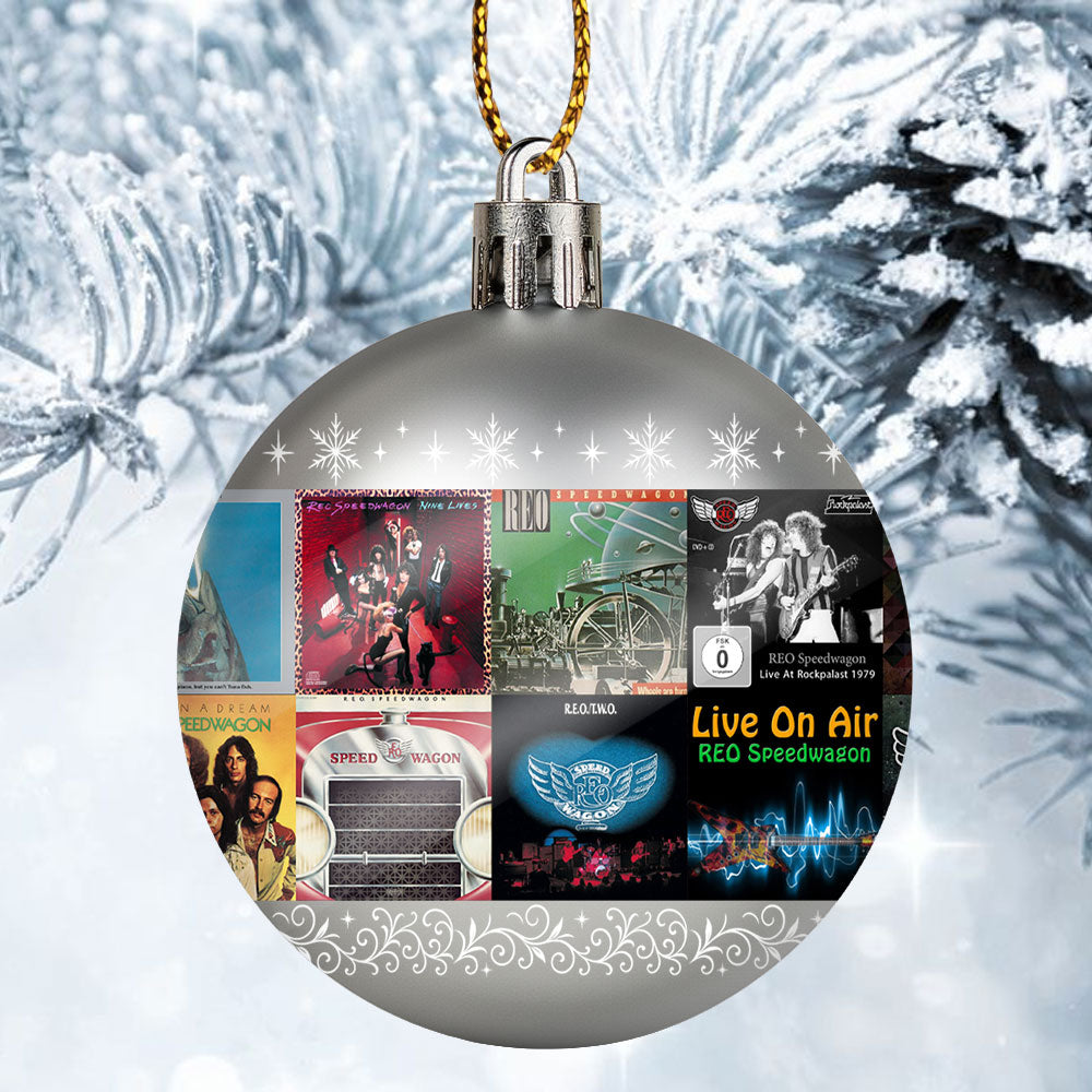 REO Speedwagon Ball Ornament – Rockin’ the Holidays with Timeless Hits
