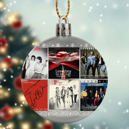 Loverboy Ball Ornament – Rock the Holidays with Classic 80s Energy