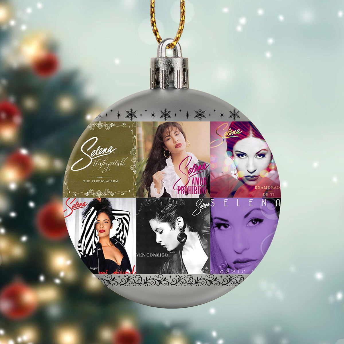 Selena Ball Ornament – A Heartfelt Christmas Gift for True Fans