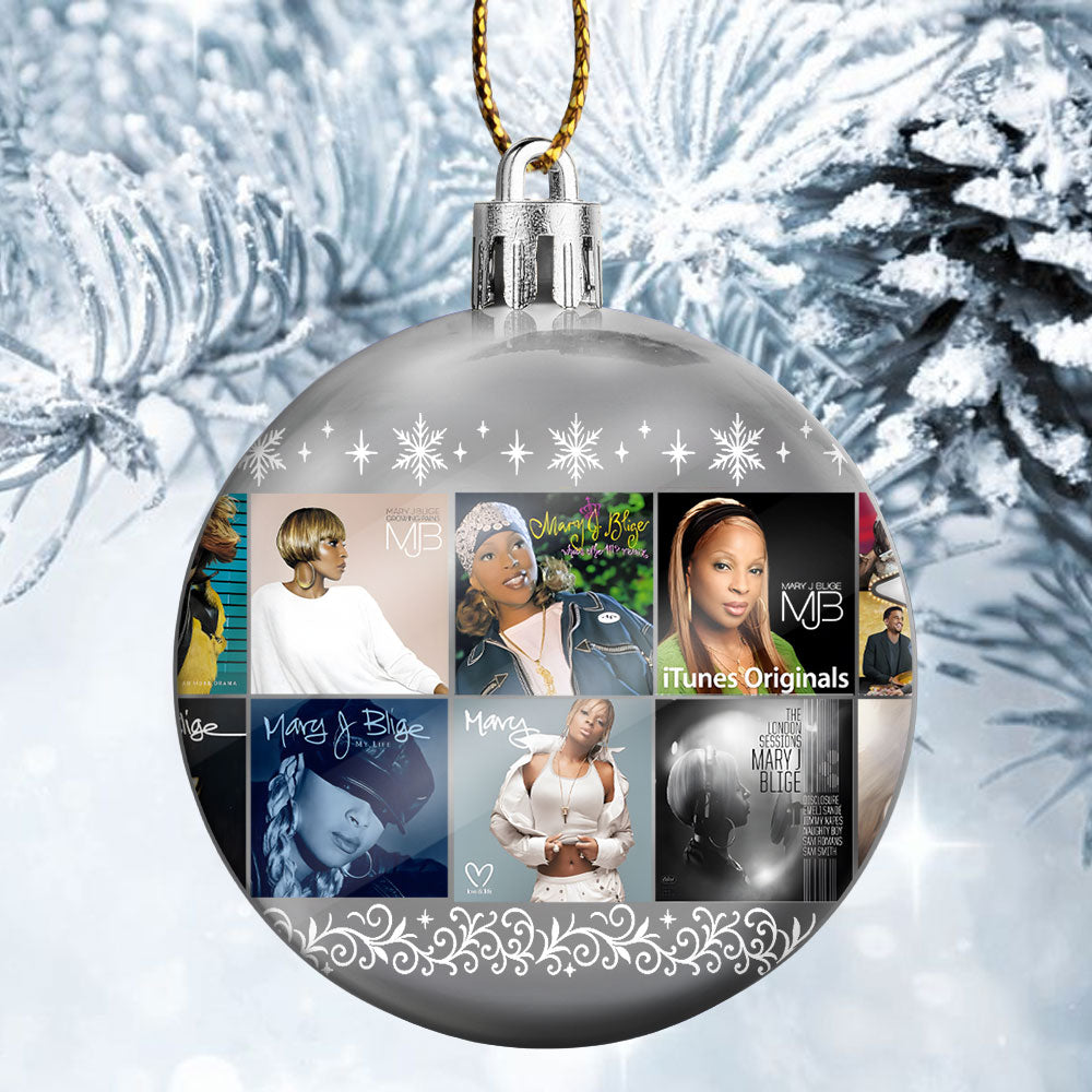 Mary J. Blige Ball Ornament – The Queen of Hip-Hop Soul