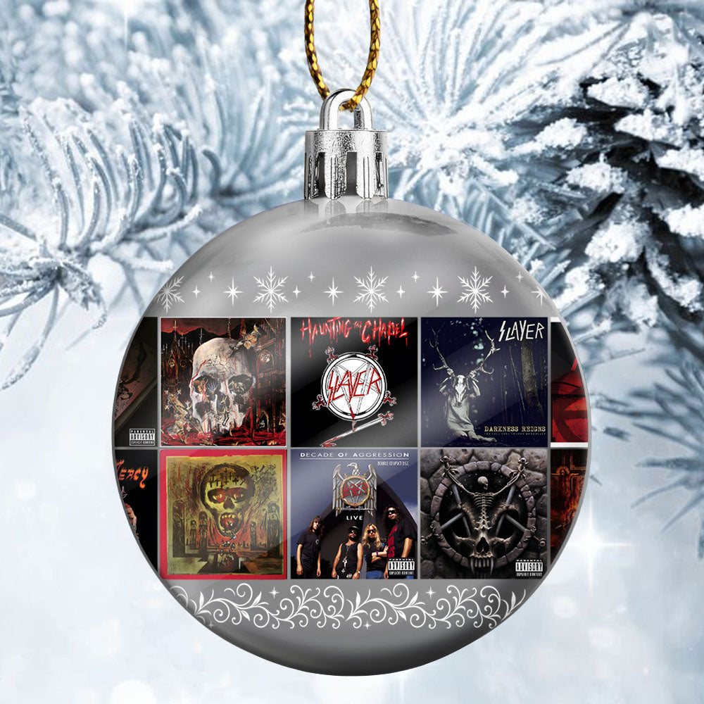Slayer Ball Ornament – Thrash Metal Meets Holiday Mayhem