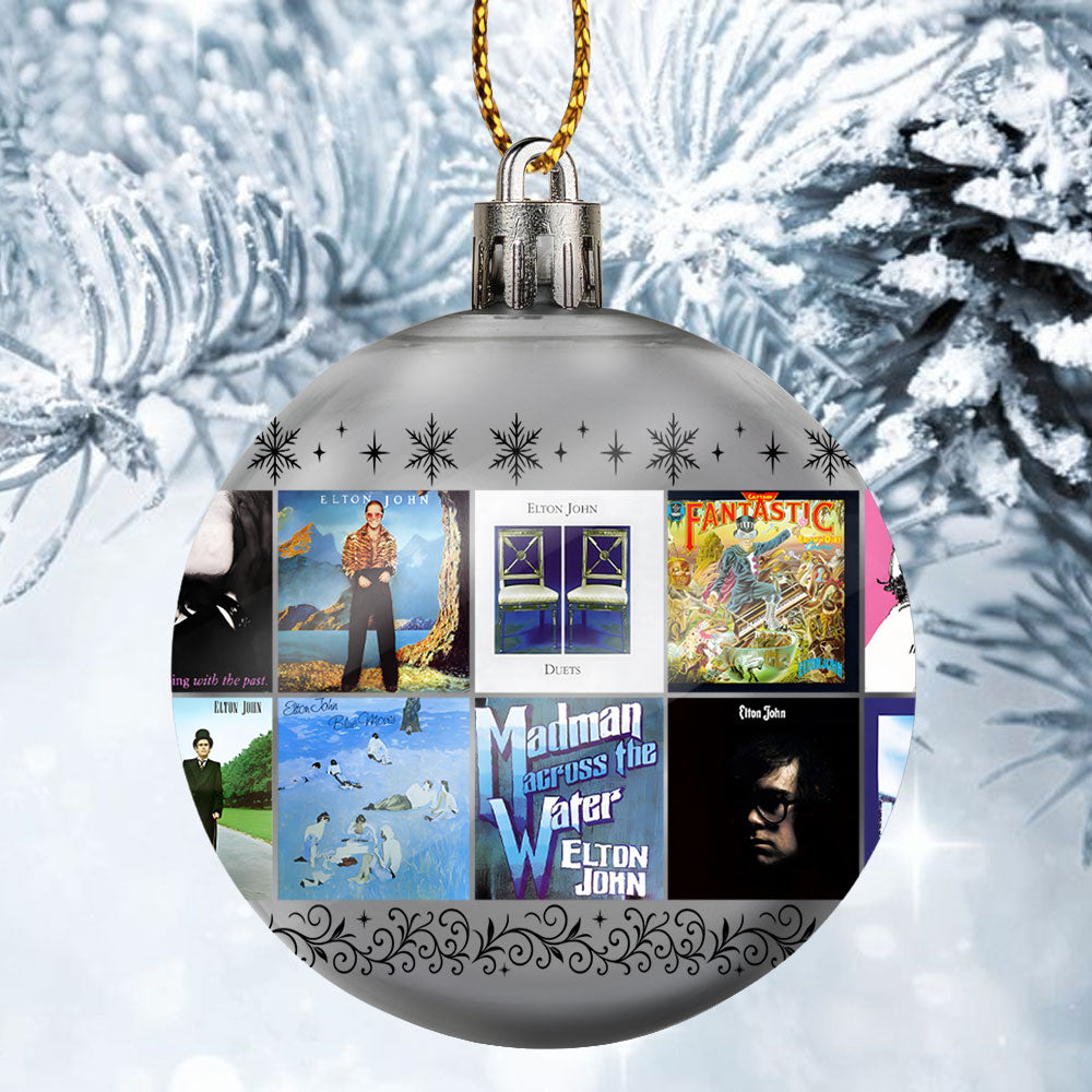 Elton John Ball Ornament – A Sparkling Tribute to Timeless Tunes