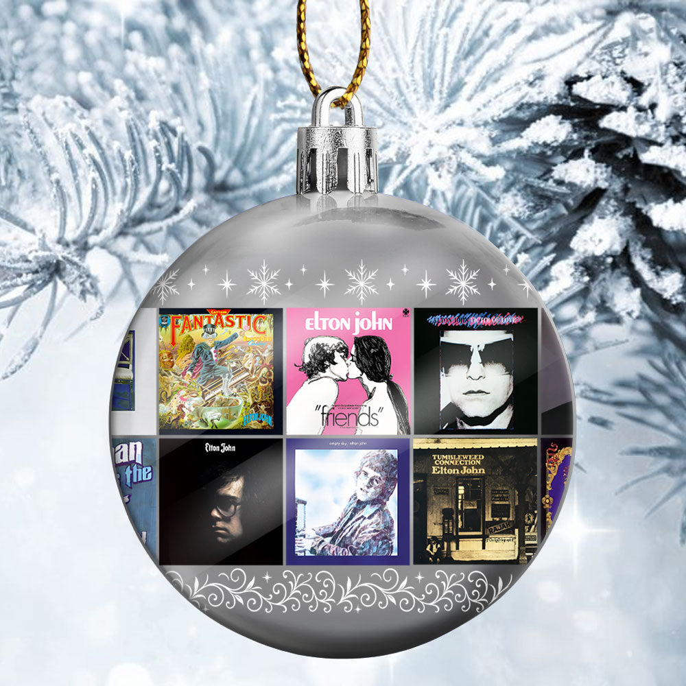Elton John Ball Ornament – A Sparkling Tribute to Timeless Tunes