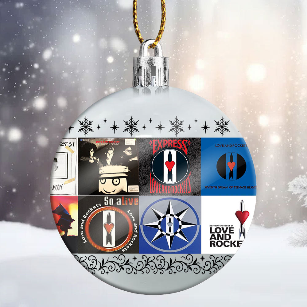 Love and Rockets Ornament – Alternative Spirit in Holiday Light