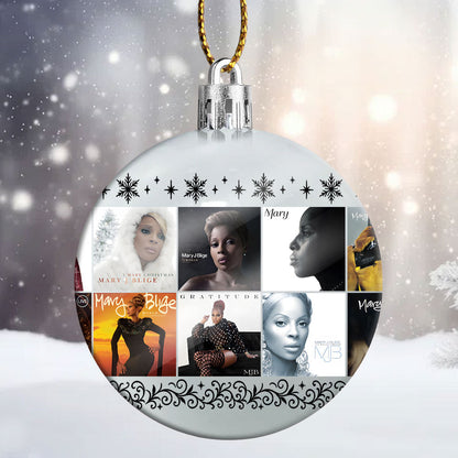 Mary J. Blige Ball Ornament – The Queen of Hip-Hop Soul