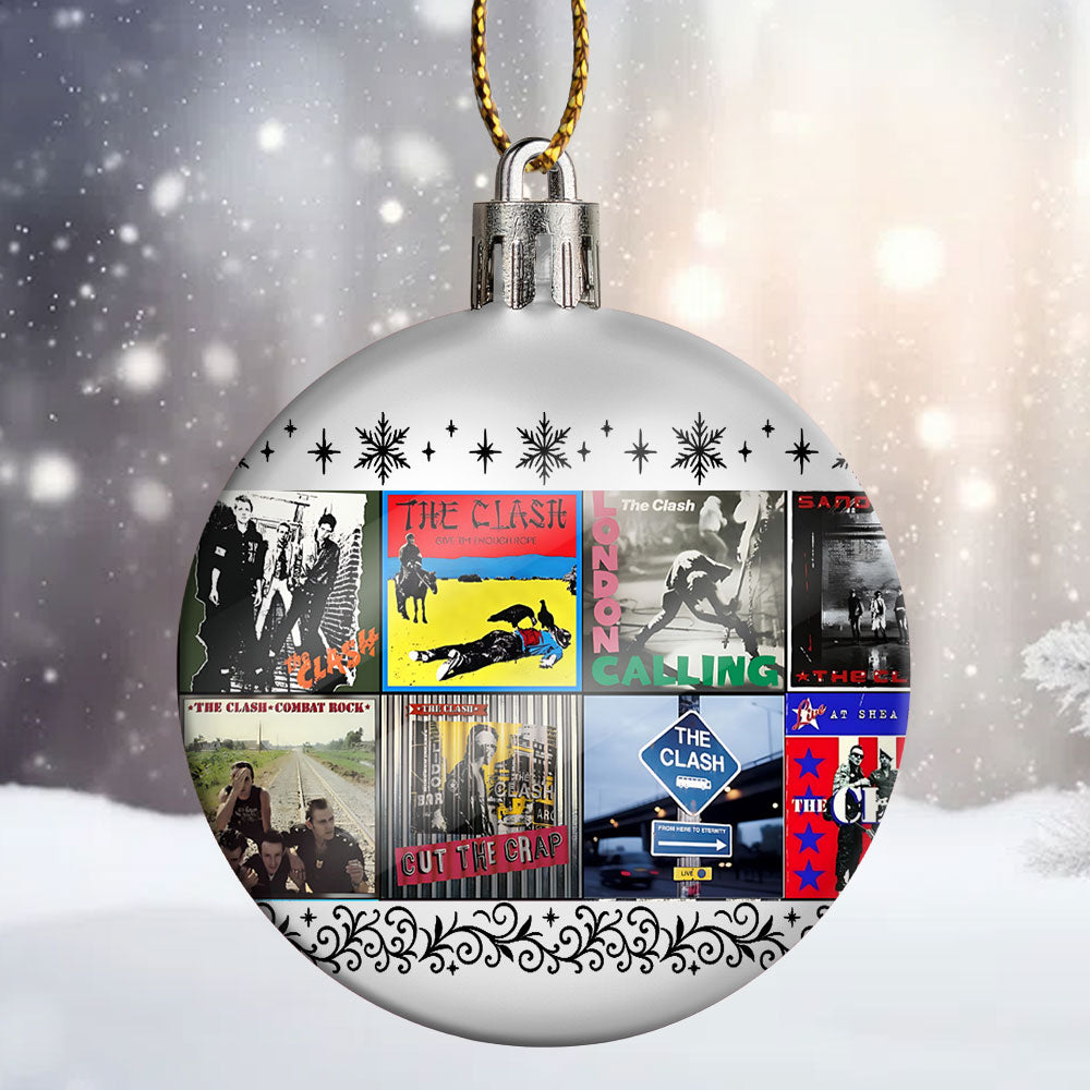 The Clash Ball Ornament – Punk Spirit Meets Holiday Cheer