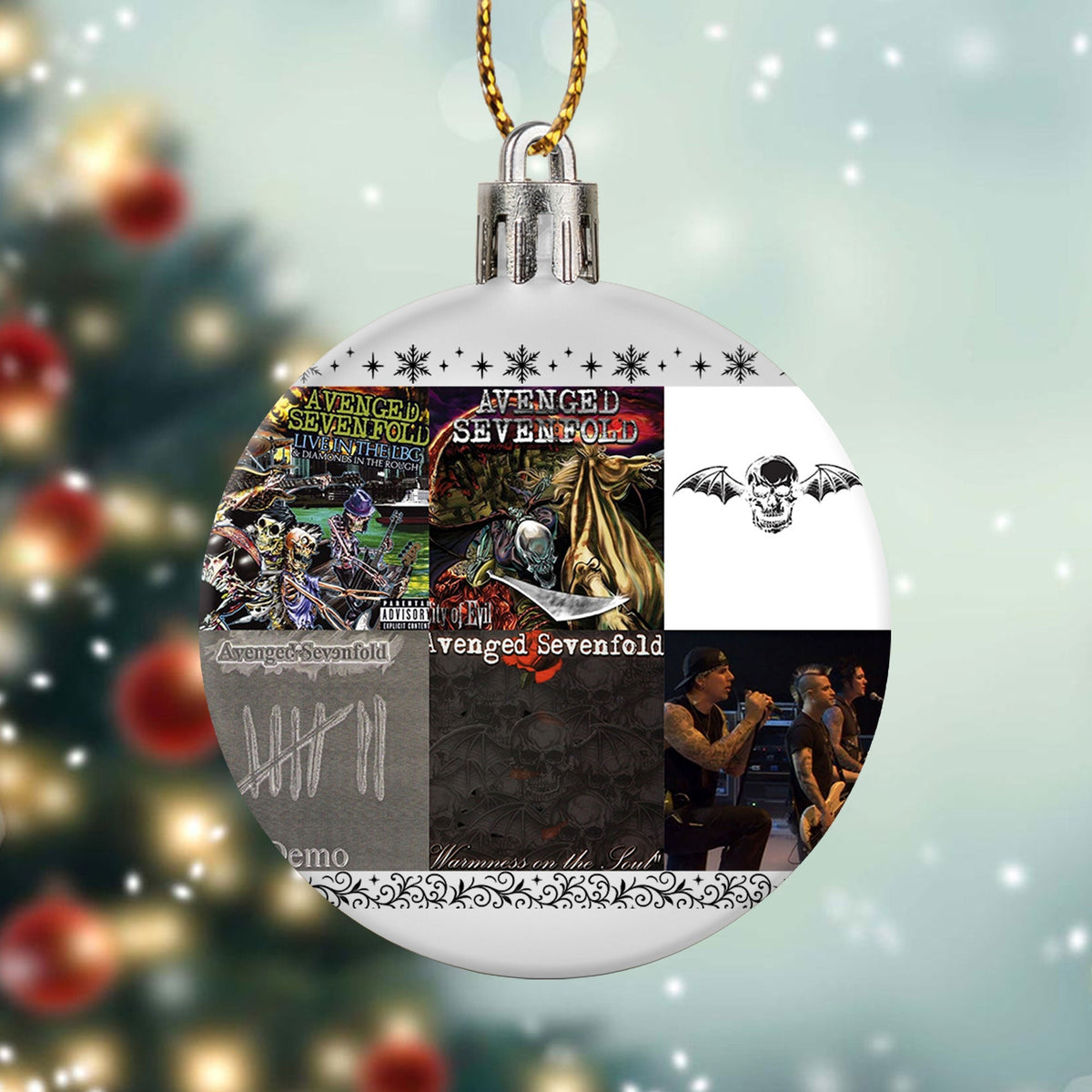 Avenged Sevenfold Ball Ornament – Metal Majesty for the Holidays
