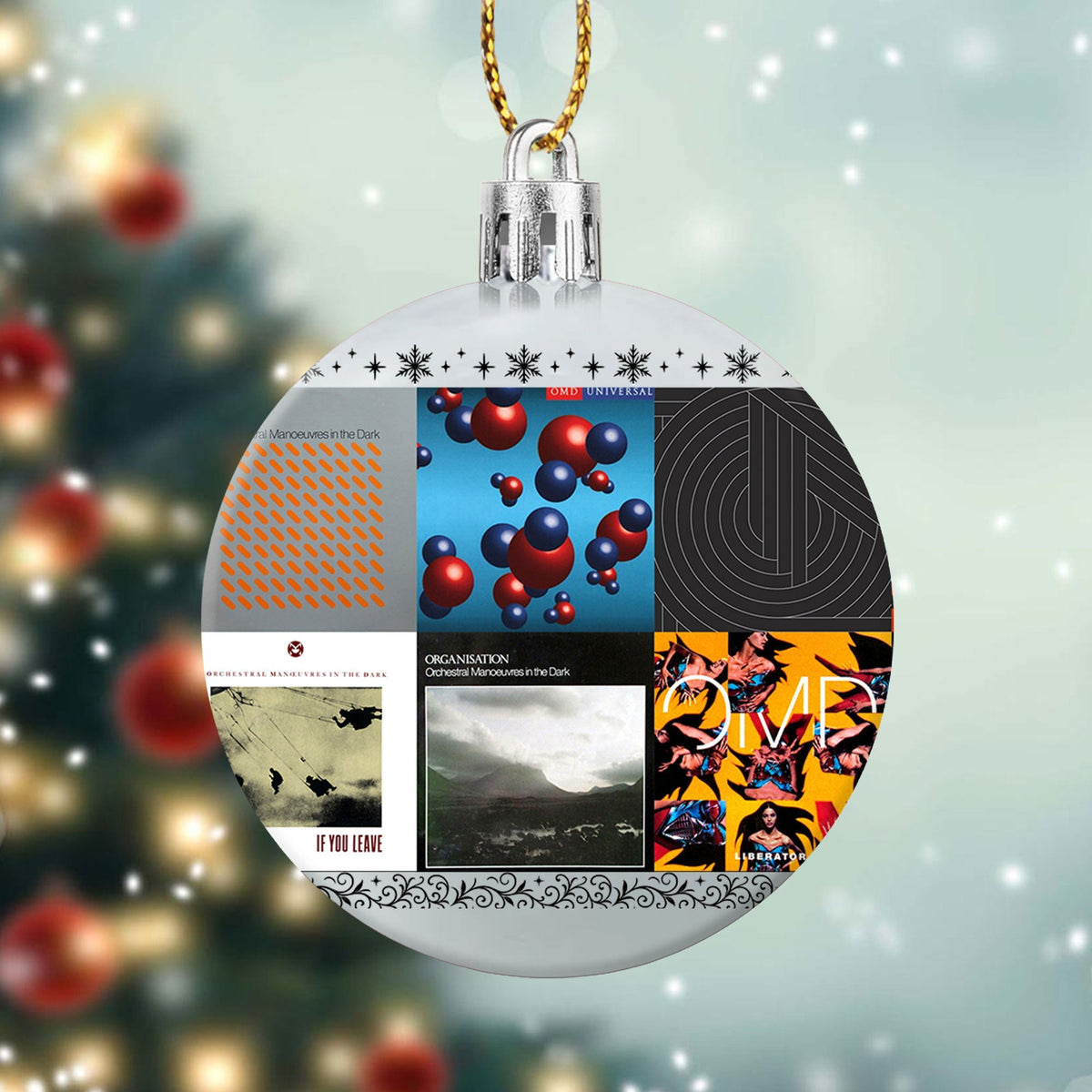 OMD Ball Ornament – A Perfect Christmas Gift for Synthpop Lovers