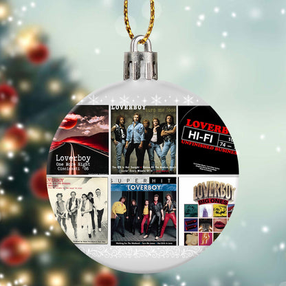 Loverboy Ball Ornament – Rock the Holidays with Classic 80s Energy