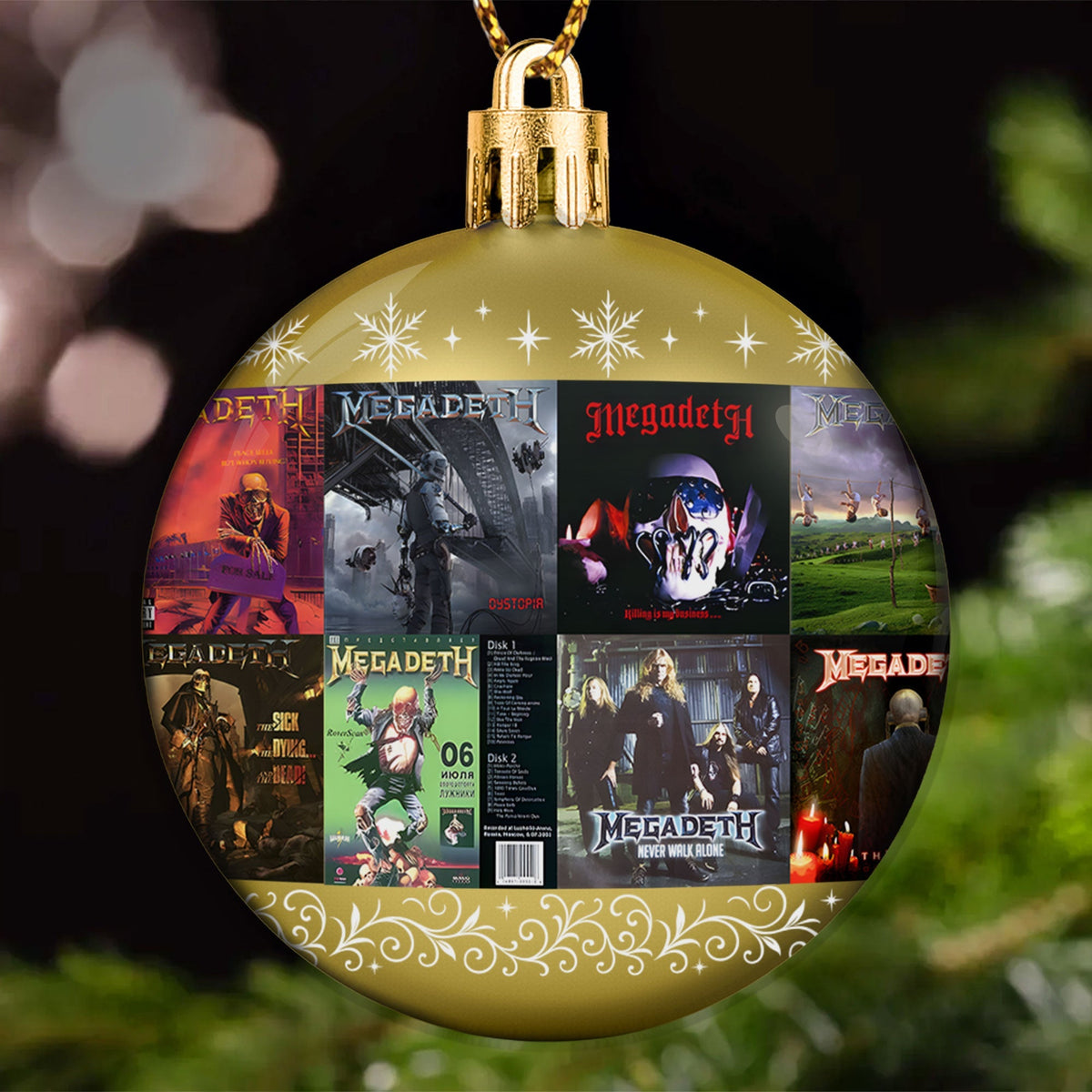 Megadeth Ball Ornament – A Heavy Metal Christmas Keepsake