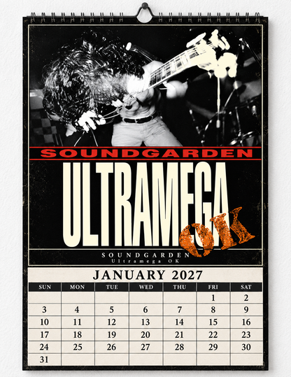 2027 Grateful Dead Album Art & Poster Wall Calendar - Spiral Bound Retro Jam Band Collector's Calendar - Unique Christmas Stocking Stuffer & Birthday Gift