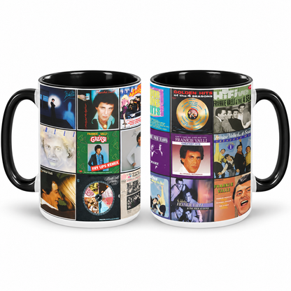 Frankie Valli & The Four Seasons Accent Mug – Classic Album Cover Collage Gift for Music Lovers