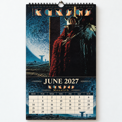 Kansas 2027 Wall Calendar - Album Cover Collage & Prog Rock Discography Art | Premium Classic Rock Fan Gift & Hanging Decor